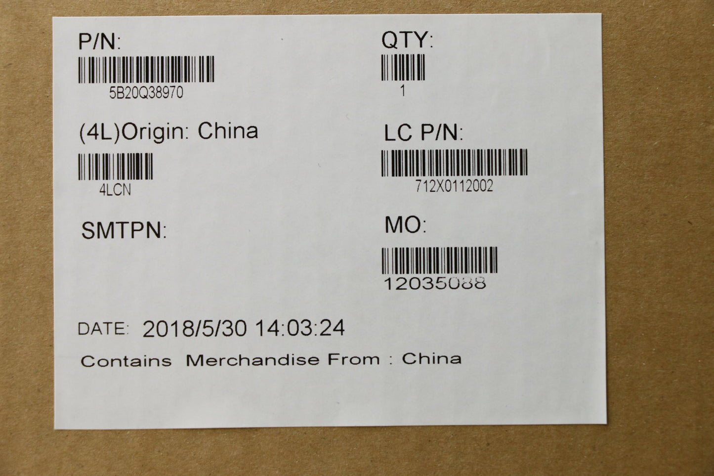 Lenovo Mbl81Bvi58250Uumad4Gfpfhdwin - 5B20Q38970