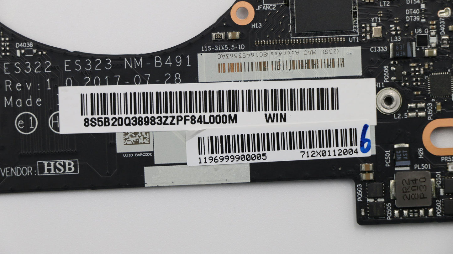 Lenovo Mbl81Bvi58250Uumad8Gfpfhdwin - 5B20Q38983