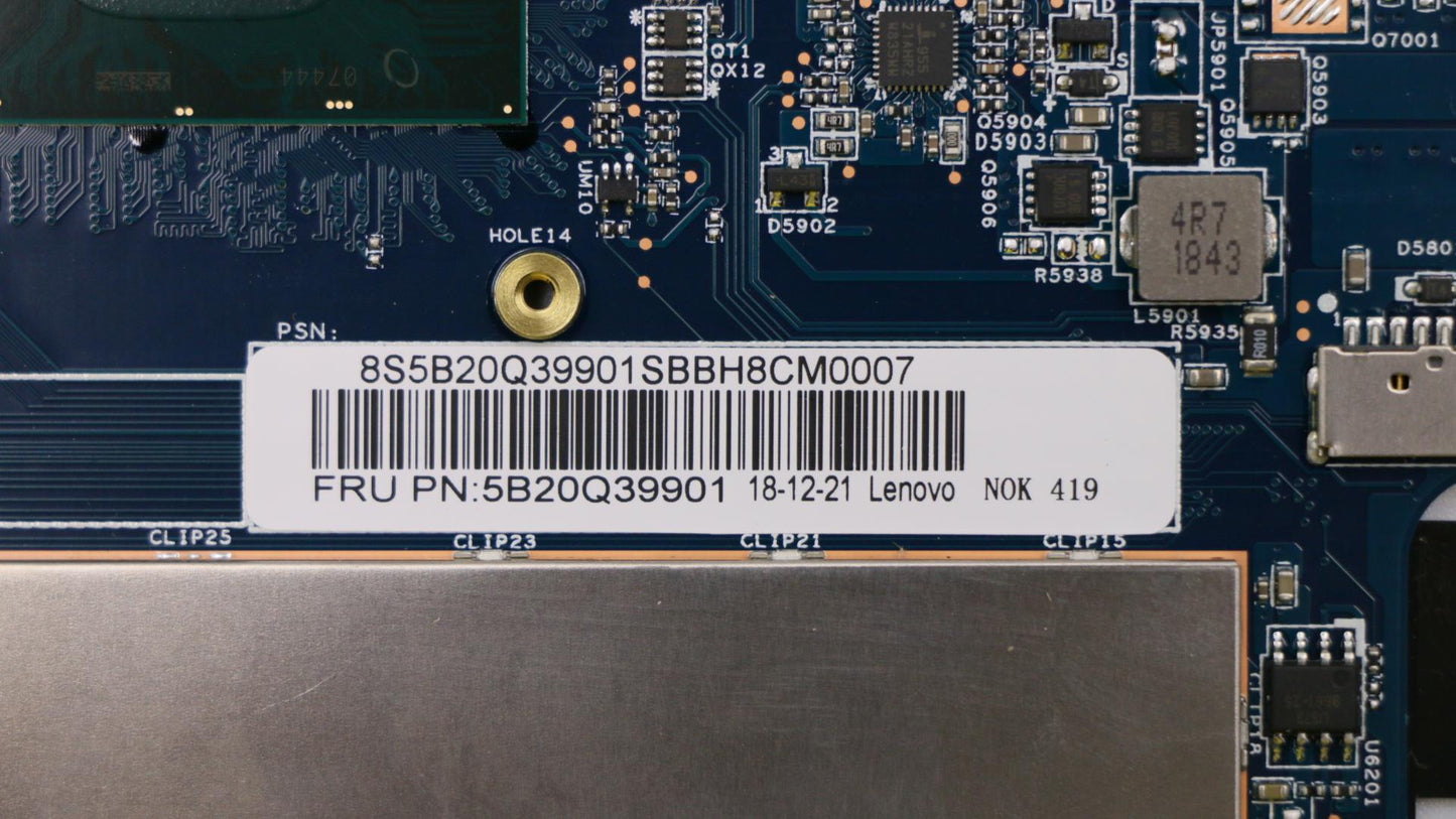 Lenovo Mb 3N 81Ak Nok I58250U Uma 4G - 5B20Q39901
