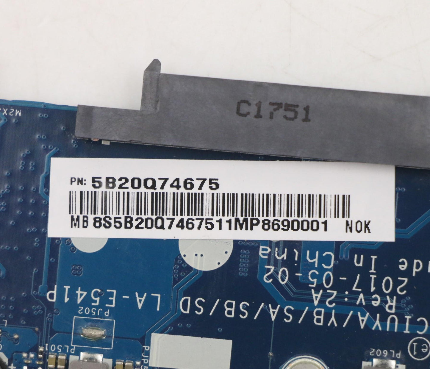 Lenovo Mb C 81Bq Nok I58250U Mx130 Nb - 5B20Q74675