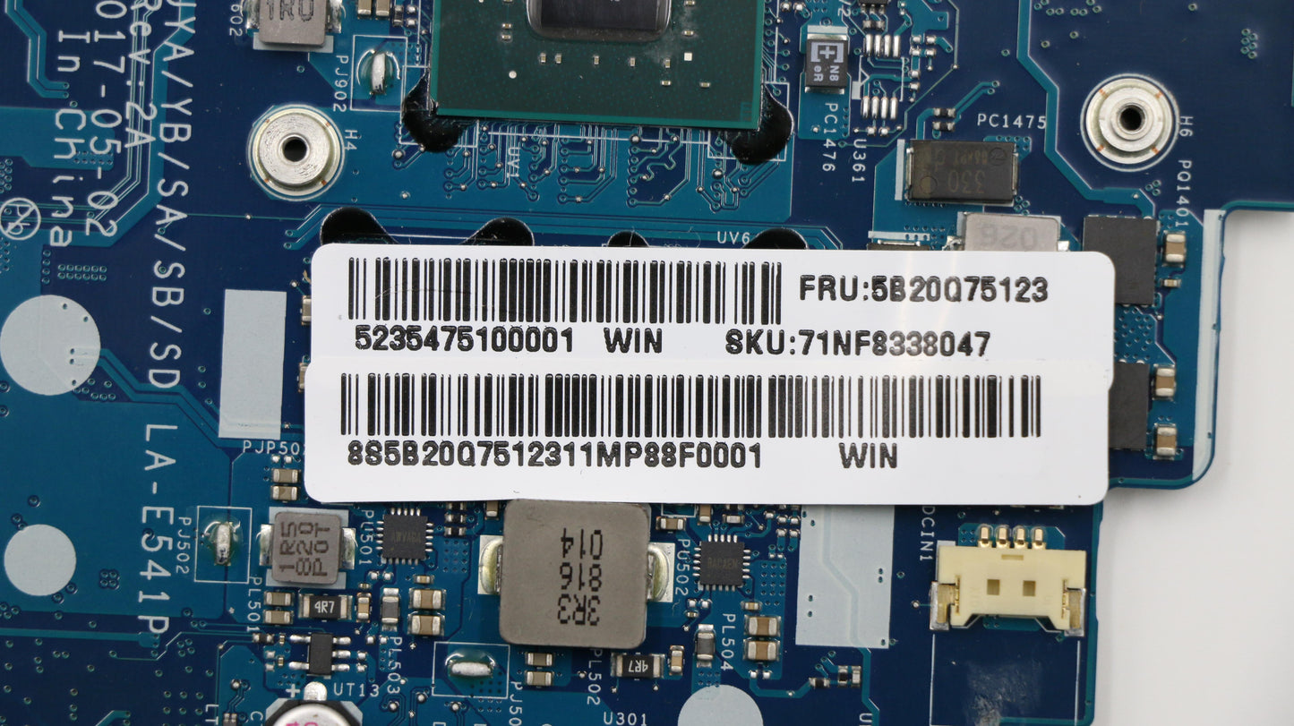 Lenovo 5B20Q75123 Mb Dis Mx130 I7 Nfp Bl U42 Win