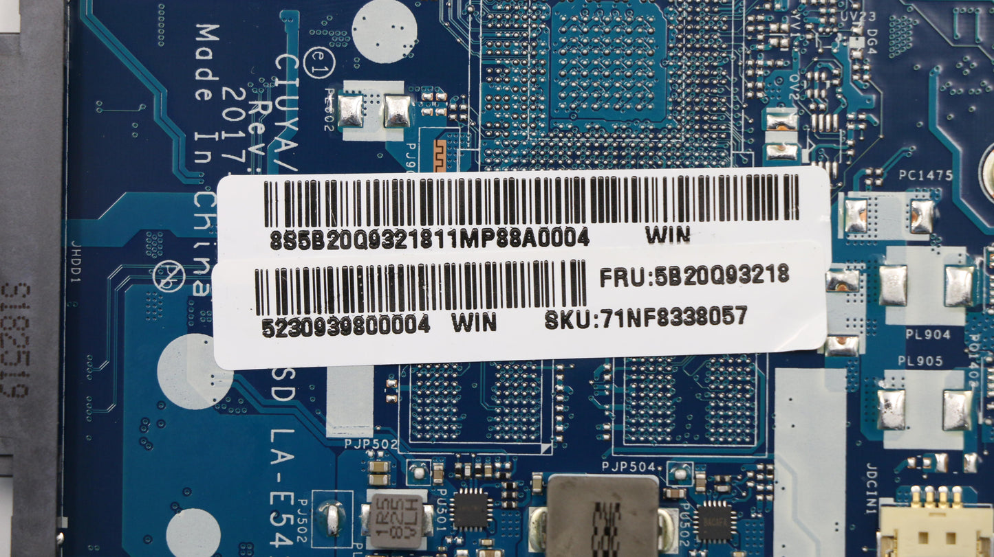 Lenovo System Board Planar Motherboar - 5B20Q93218