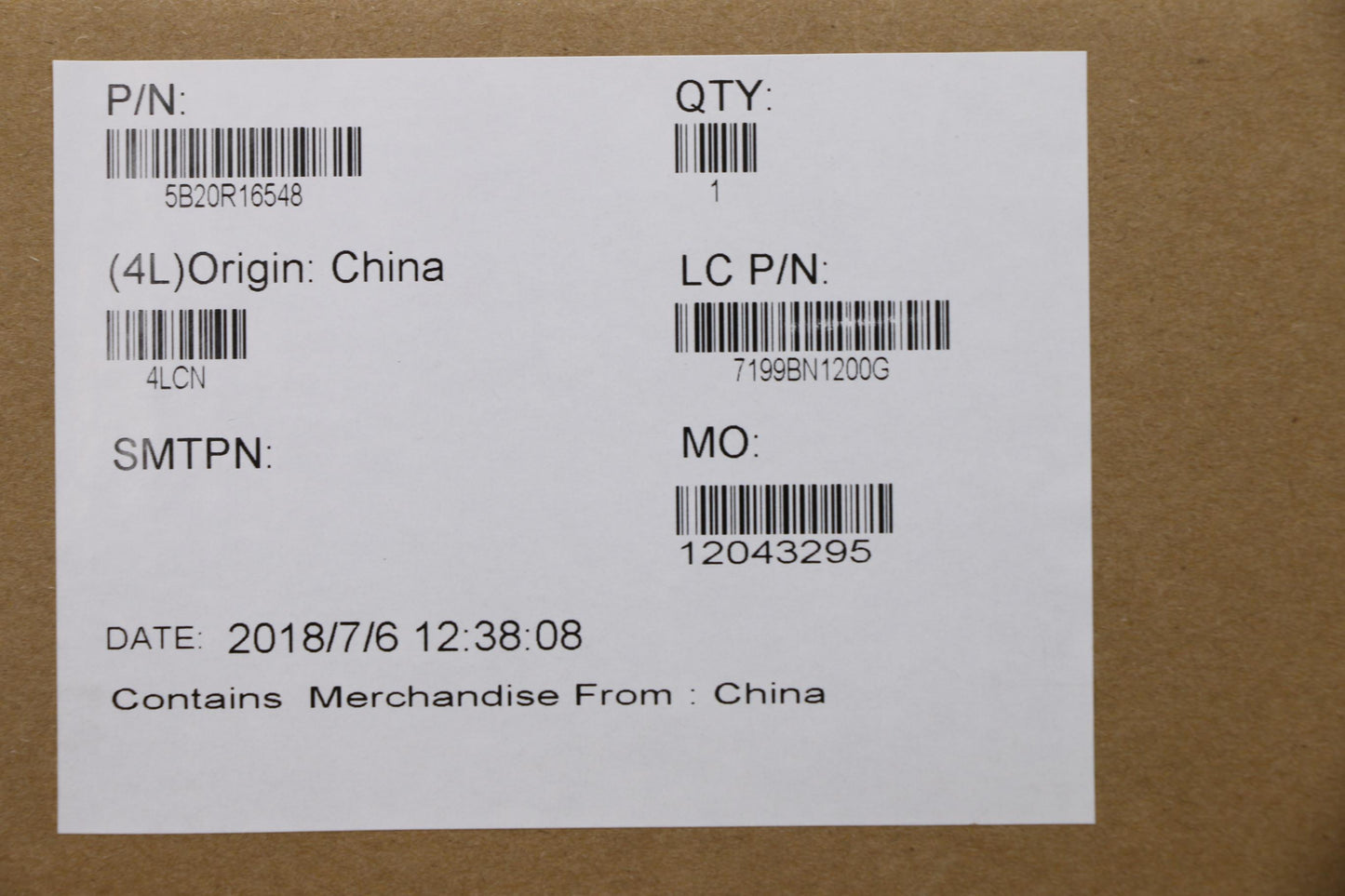 Lenovo System Board Planar Motherboar - 5B20R16548