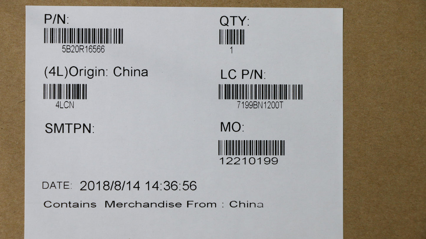 Lenovo System Board Planar Motherboar - 5B20R16566