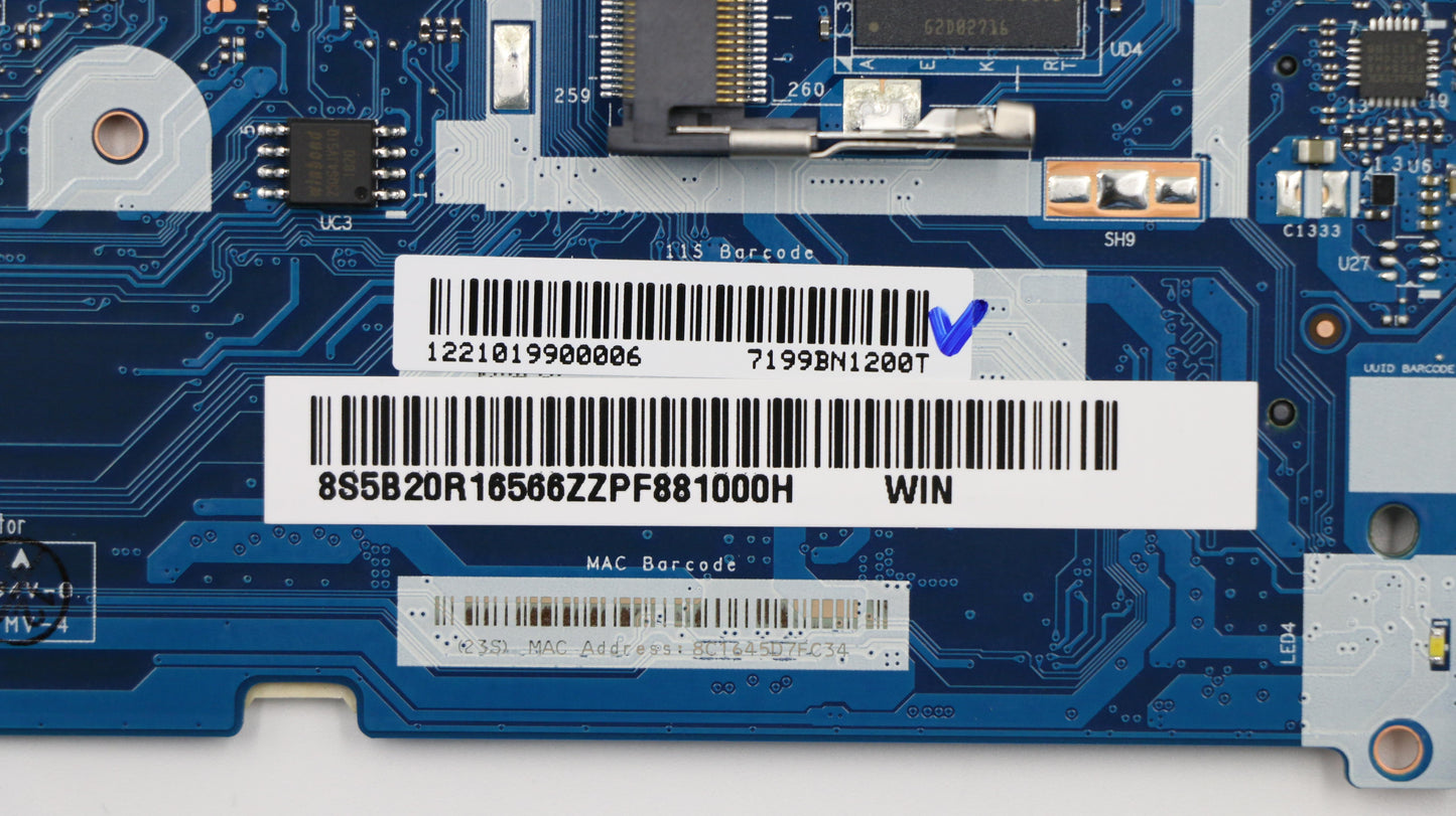 Lenovo System Board Planar Motherboar - 5B20R16566