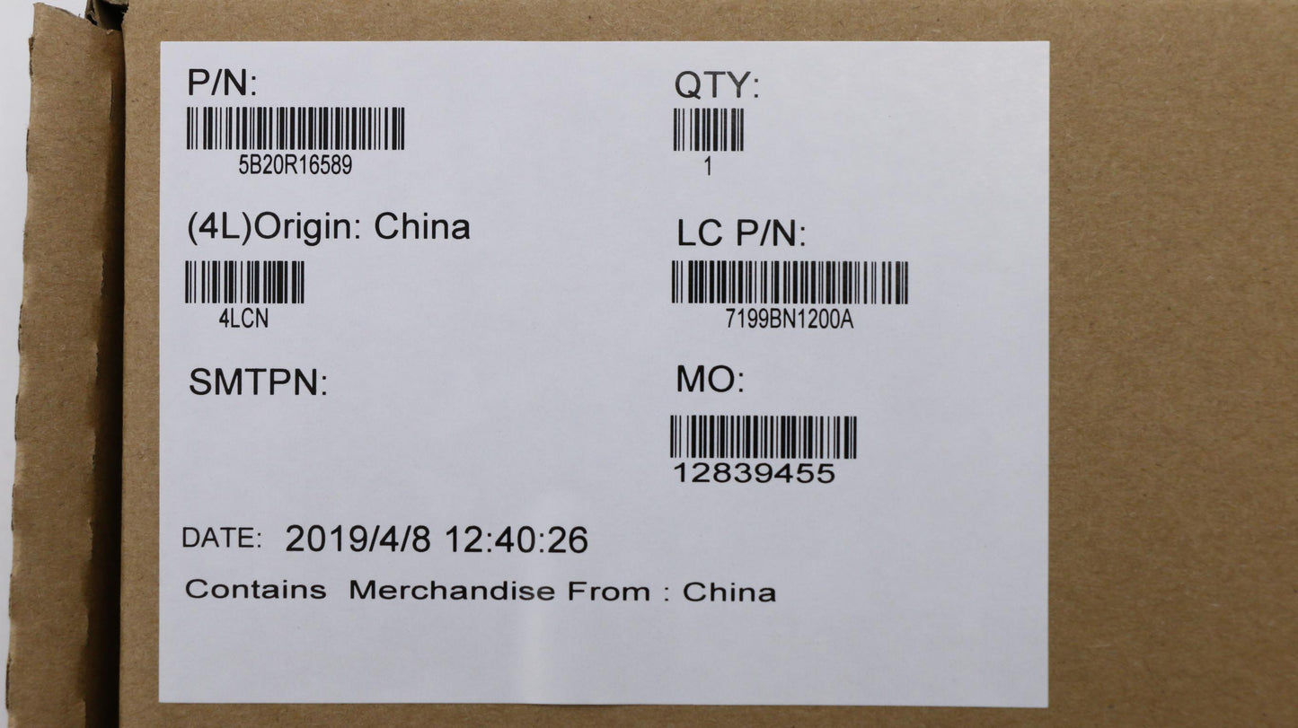 Lenovo System Board Planar Motherboar - 5B20R16589