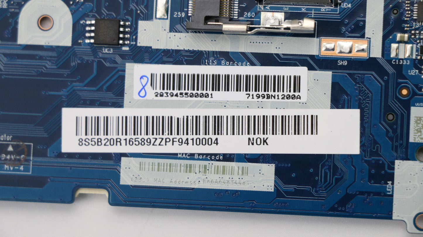 Lenovo System Board Planar Motherboar - 5B20R16589