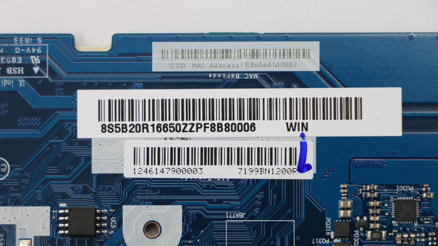 Lenovo System Board Planar Motherboar - 5B20R16650