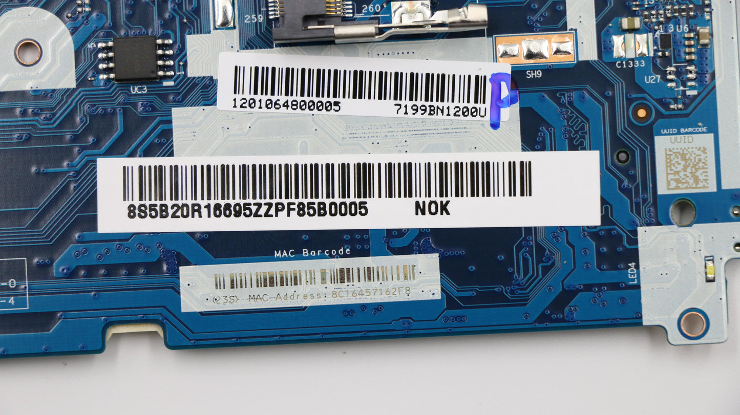 Lenovo System Board Planar Motherboar - 5B20R16695