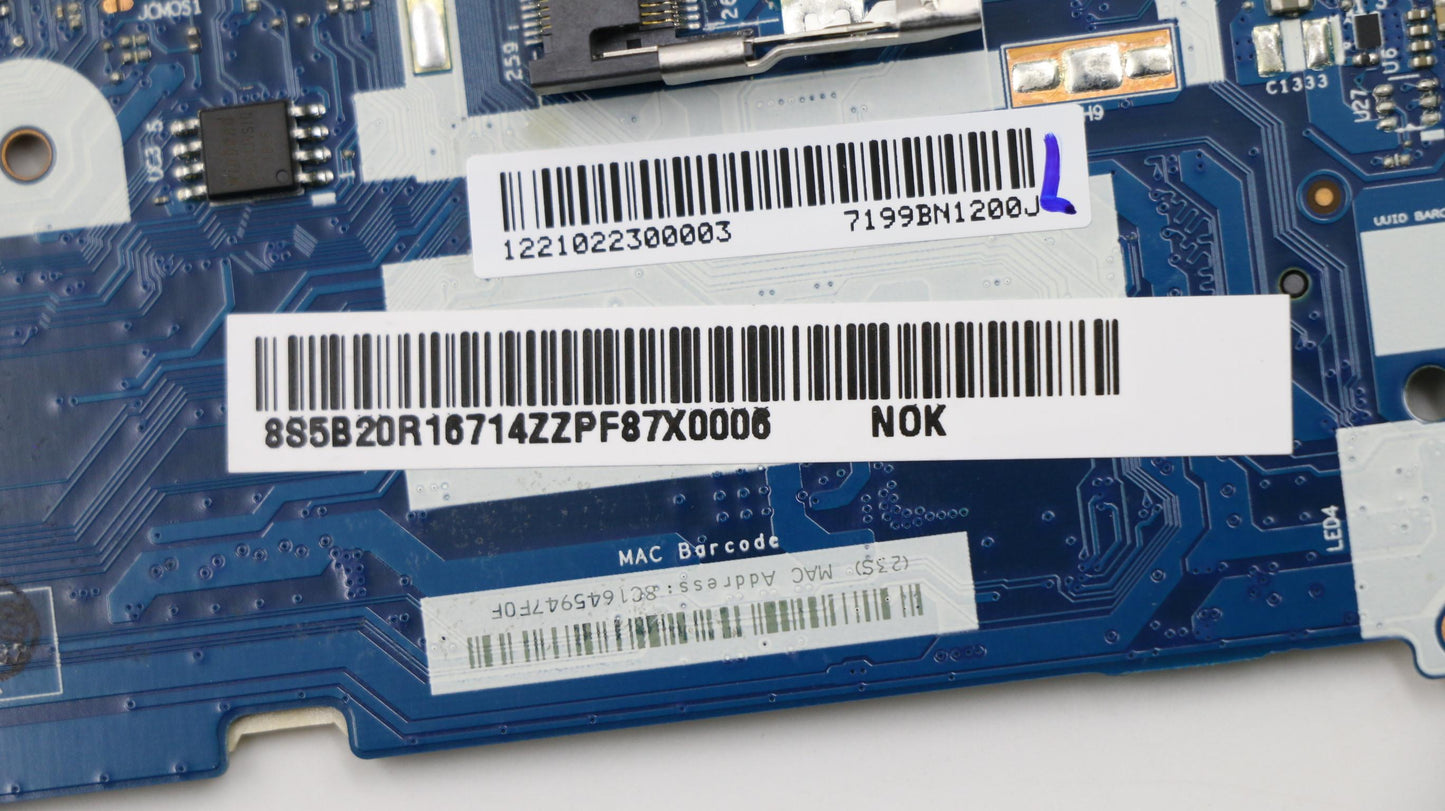 Lenovo System Board Planar Motherboar - 5B20R16714