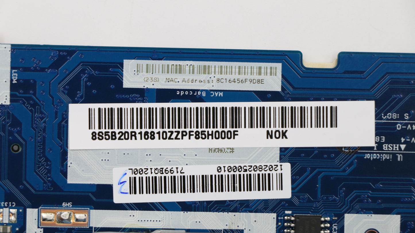 Lenovo System Board Planar Motherboar - 5B20R16810