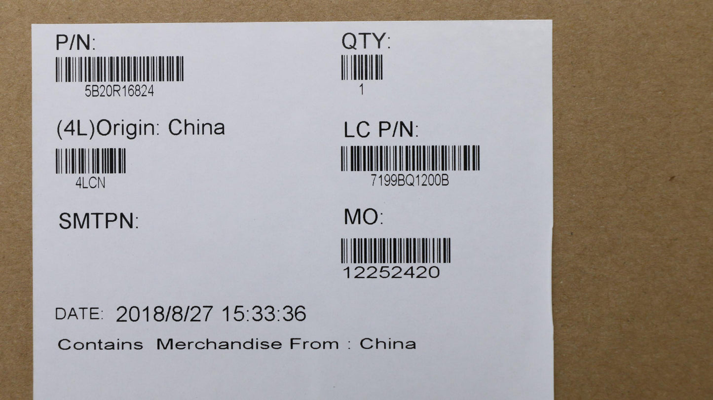 Lenovo System Board Planar Motherboar - 5B20R16824