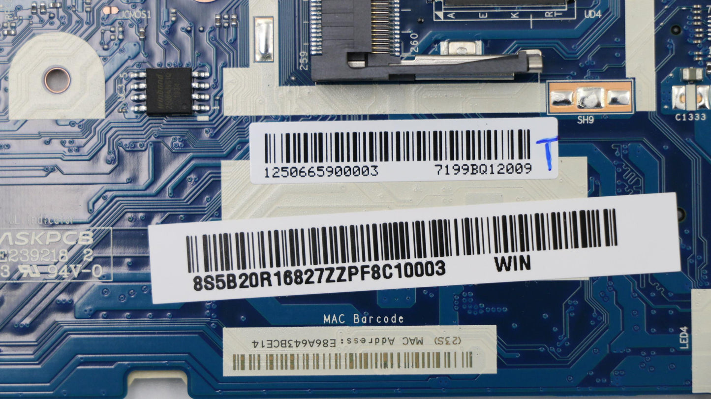 Lenovo System Board Planar Motherboar - 5B20R16827