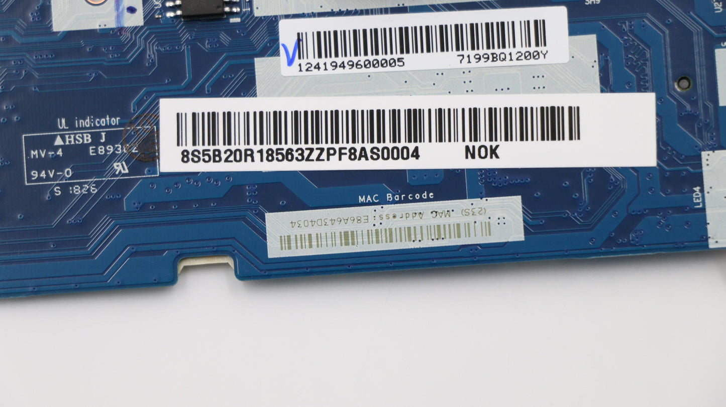 Lenovo System Board Planar Motherboar - 5B20R18563