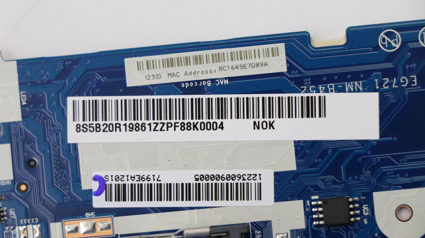 Lenovo System Board Planar Motherboar - 5B20R19861