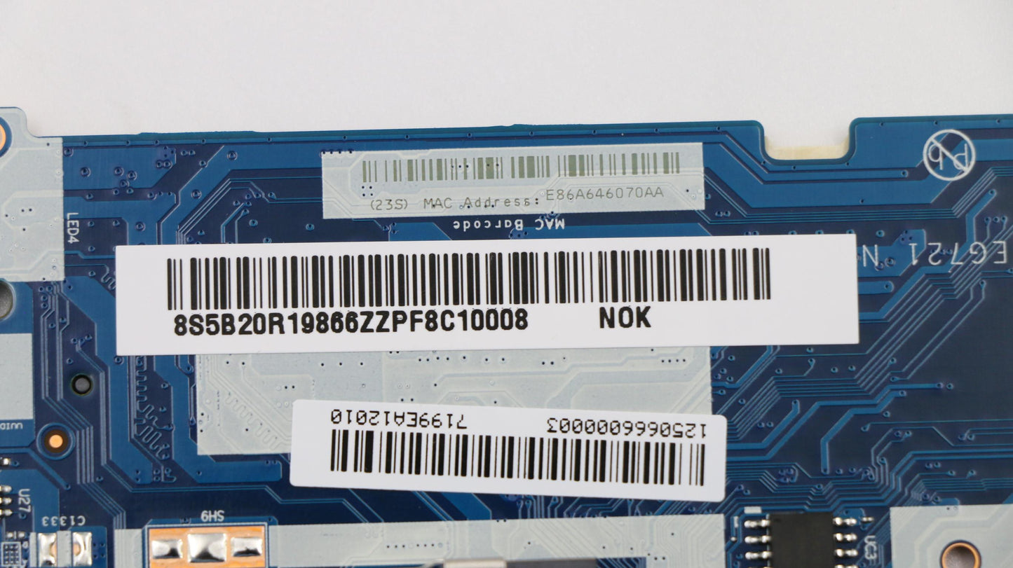 Lenovo System Board Planar Motherboar - 5B20R19866