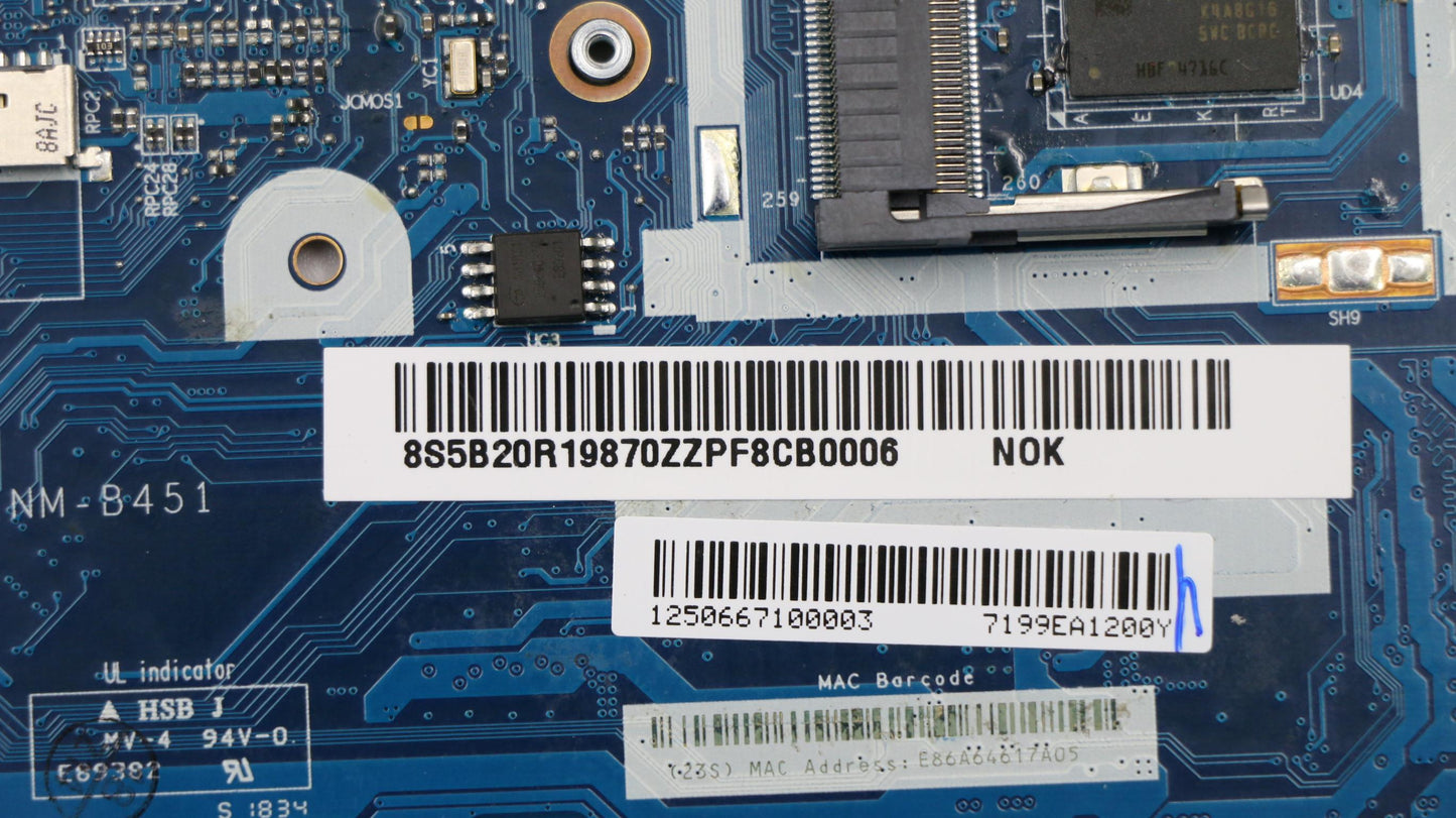 Lenovo System Board Planar Motherboar - 5B20R19870