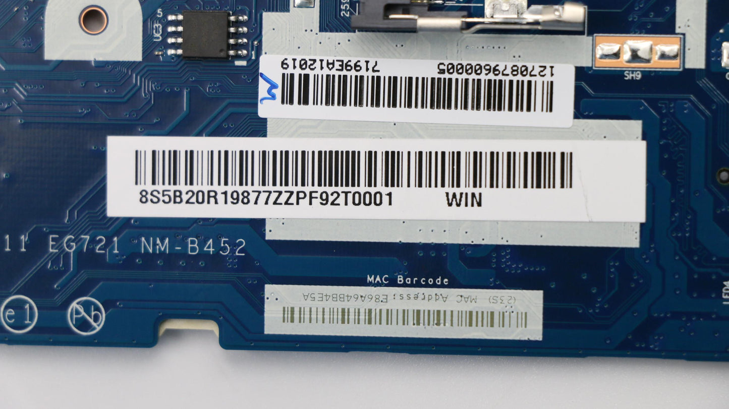 Lenovo System Board Planar Motherboar - 5B20R19877