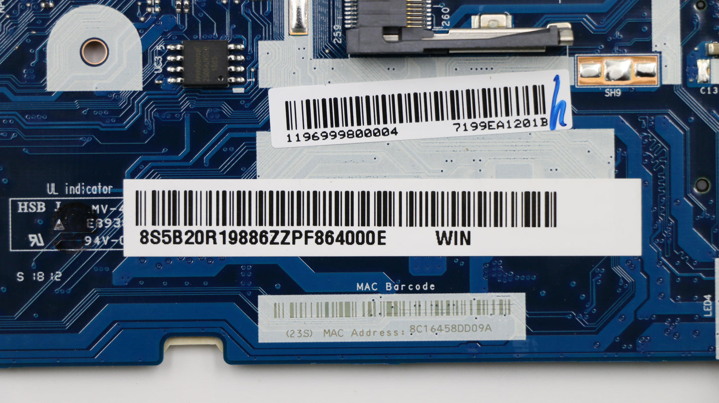 Lenovo System Board Planar Motherboar - 5B20R19886