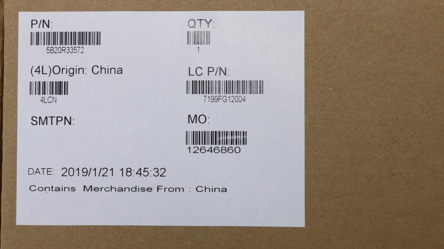 Lenovo System Board Planar Motherboar - 5B20R33572
