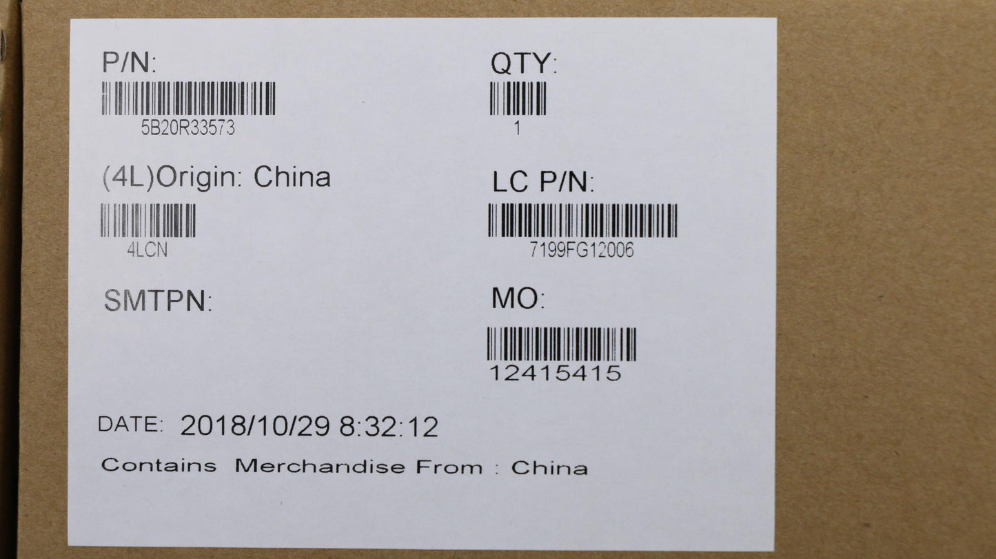 Lenovo System Board Planar Motherboar - 5B20R33573