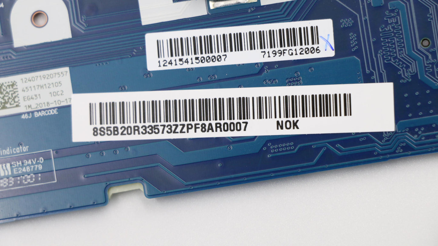 Lenovo System Board Planar Motherboar - 5B20R33573