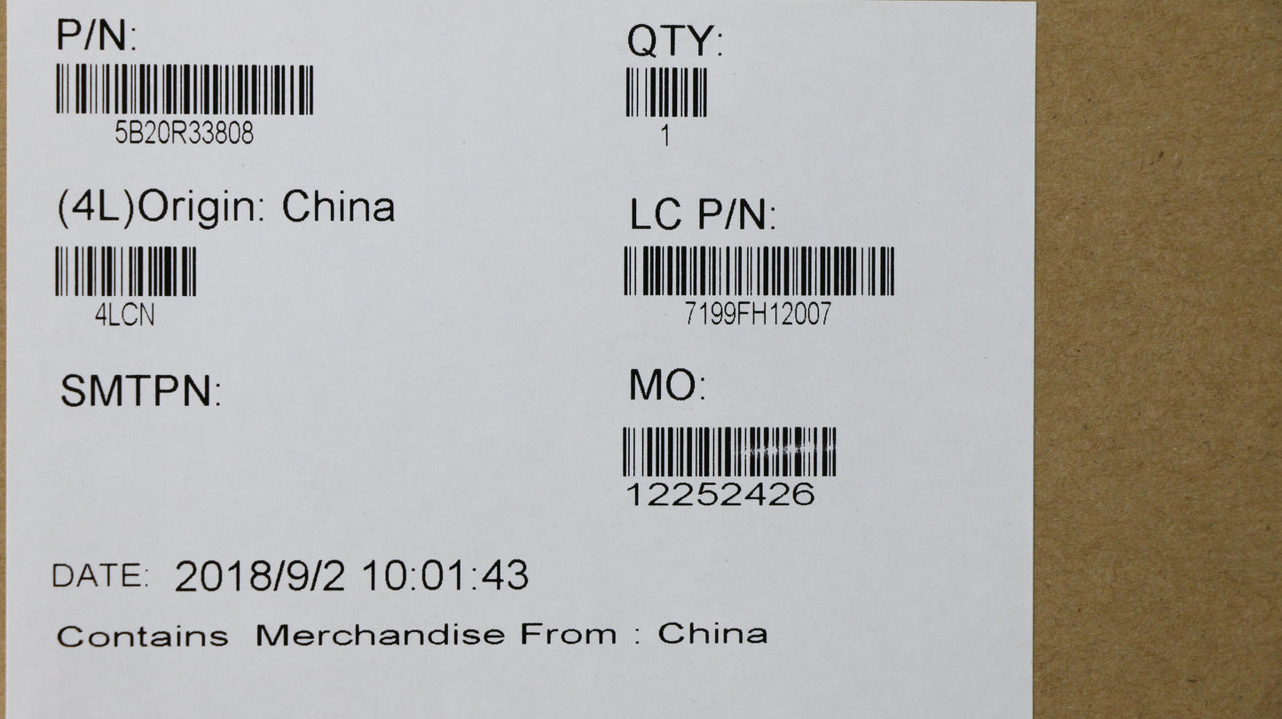 Lenovo System Board Planar Motherboar - 5B20R33808