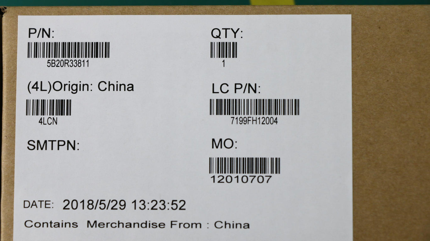 Lenovo System Board Planar Motherboar - 5B20R33811