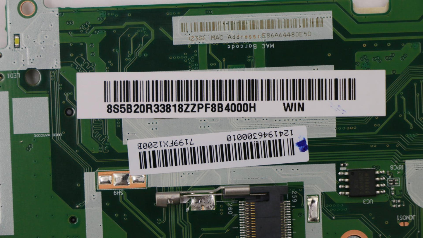 Lenovo System Board Planar Motherboar - 5B20R33818