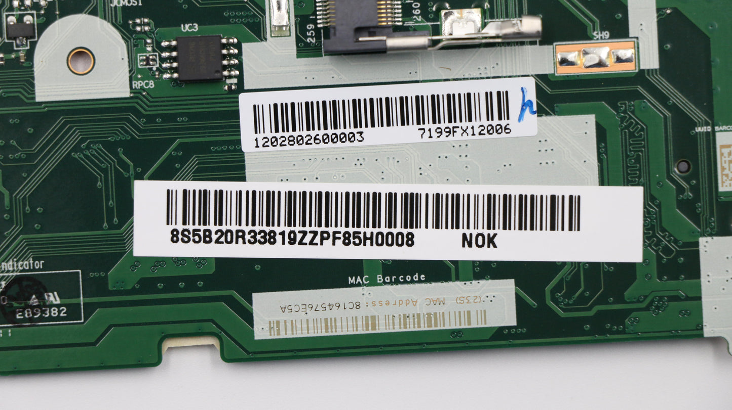Lenovo System Board Planar Motherboar - 5B20R33819