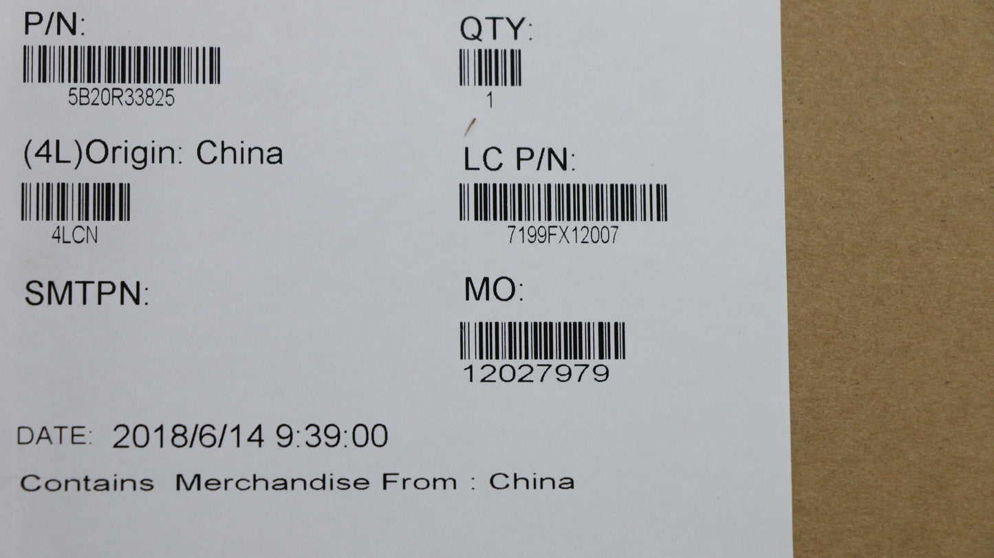 Lenovo System Board Planar Motherboar - 5B20R33825