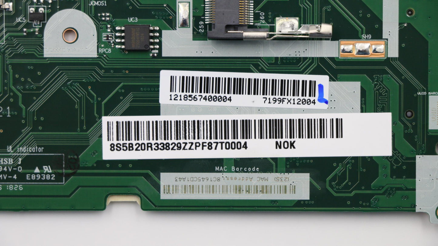 Lenovo System Board Planar Motherboar - 5B20R33829