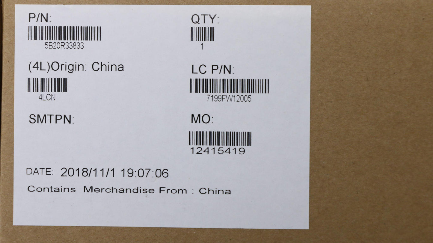 Lenovo System Board Planar Motherboar - 5B20R33833