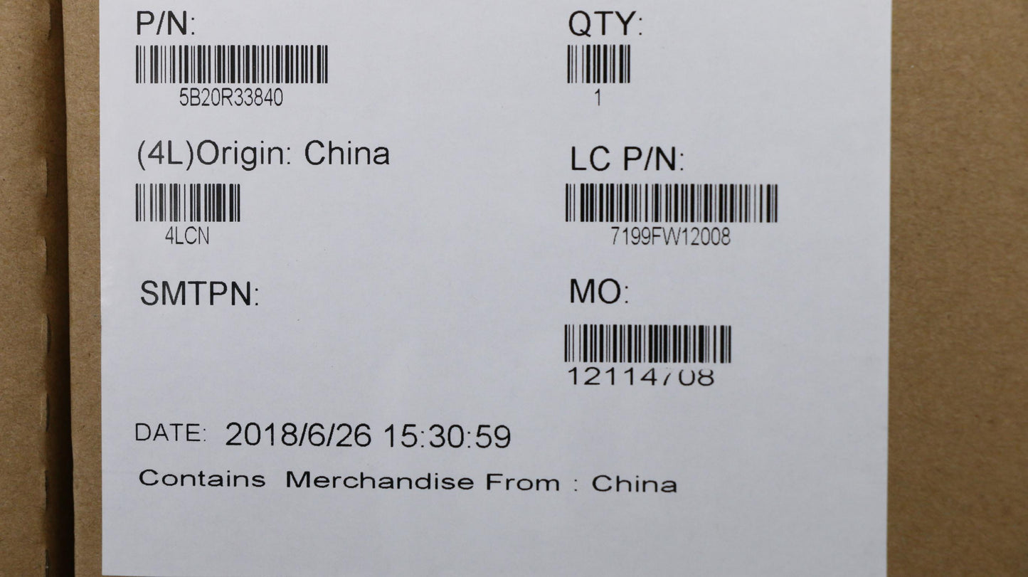 Lenovo System Board Planar Motherboar - 5B20R33840