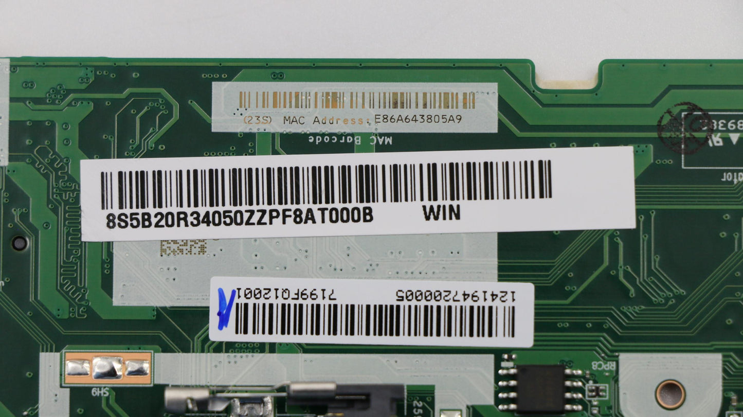 Lenovo System Board Planar Motherboar - 5B20R34050