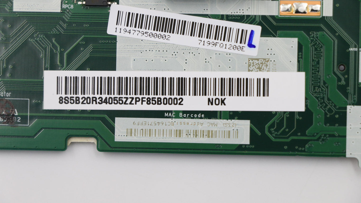 Lenovo System Board Planar Motherboar - 5B20R34055