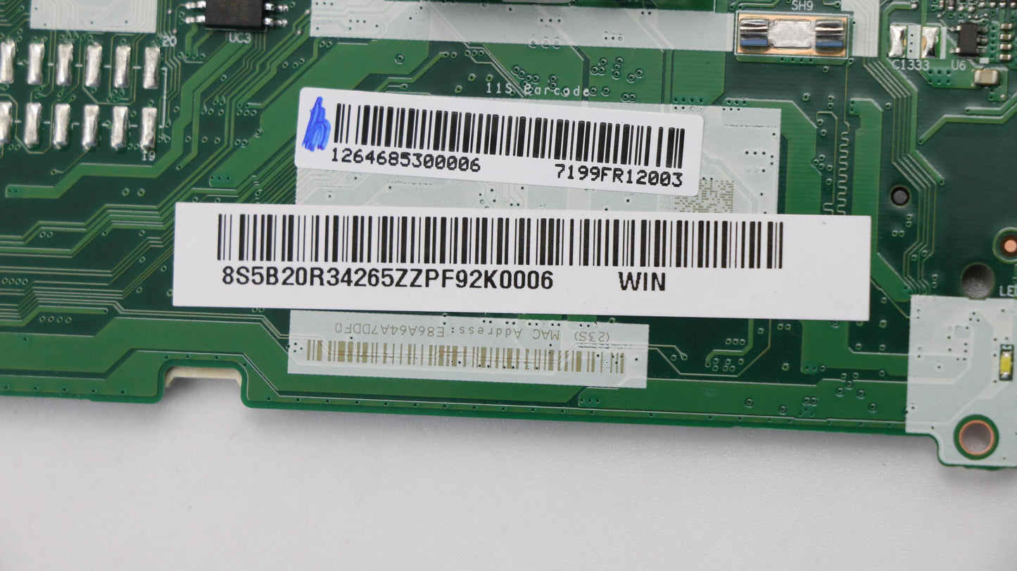 Lenovo System Board Planar Motherboar - 5B20R34265
