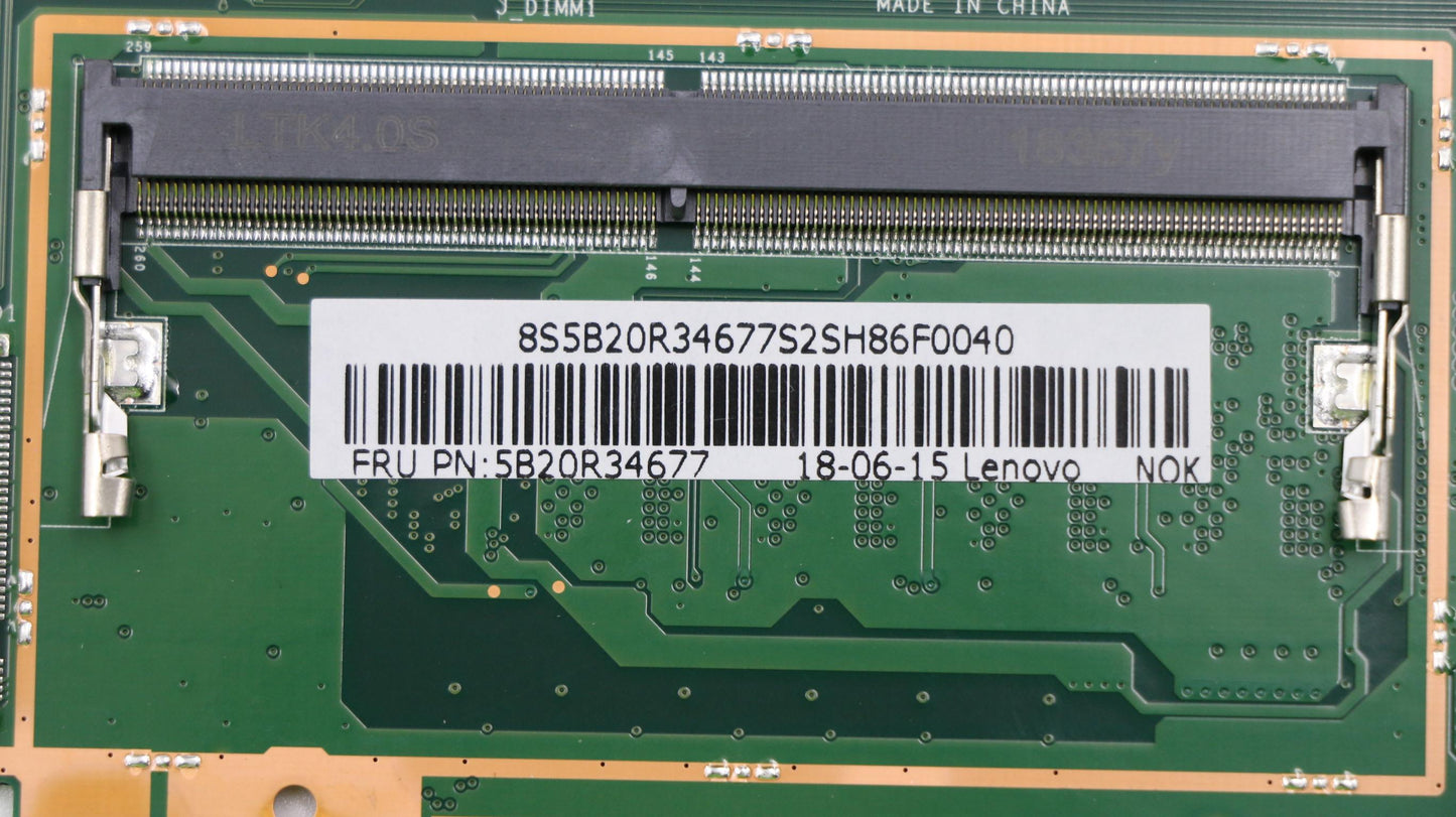 Lenovo System Board Planar Motherboar - 5B20R34677