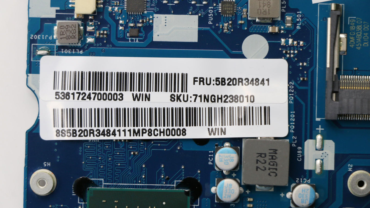 Lenovo System Board Planar Motherboar - 5B20R34841