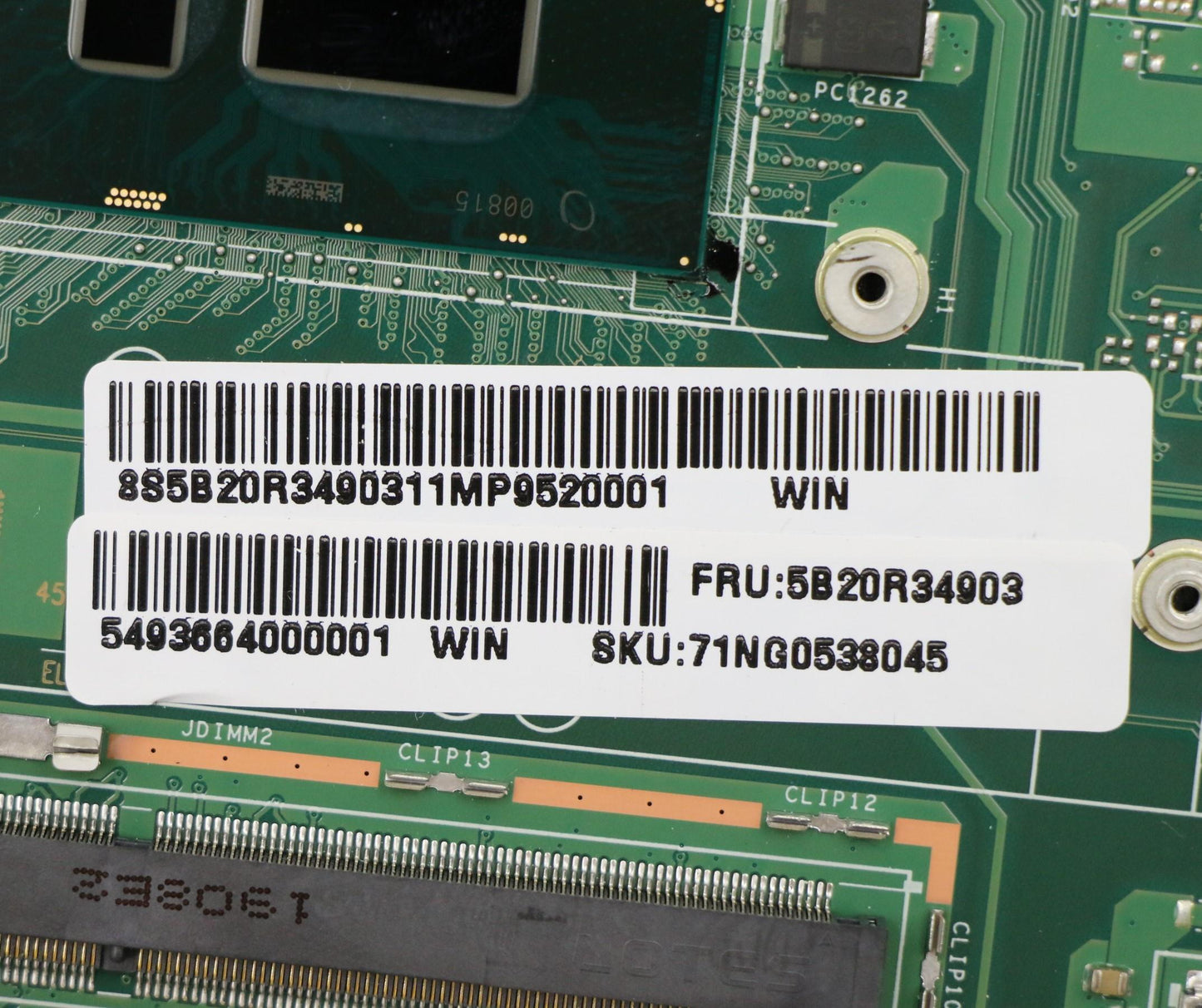Lenovo System Board Planar Motherboar - 5B20R34903