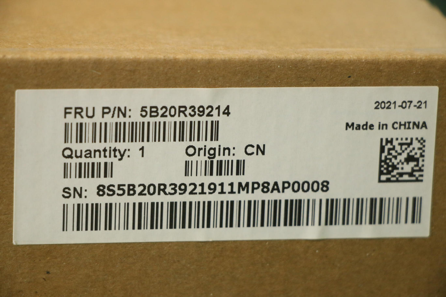 Lenovo System Board Planar Motherboar - 5B20R39214