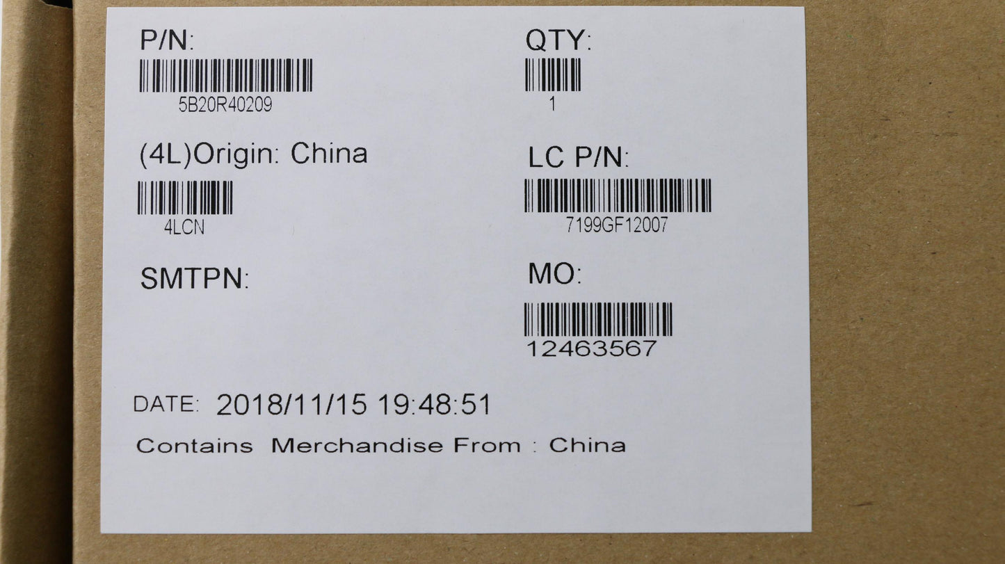 Lenovo System Board Planar Motherboar - 5B20R40209