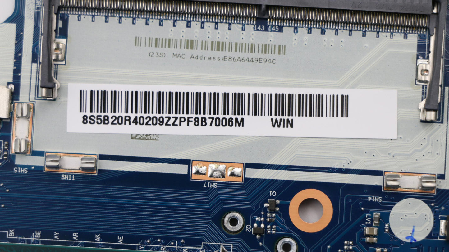 Lenovo System Board Planar Motherboar - 5B20R40209