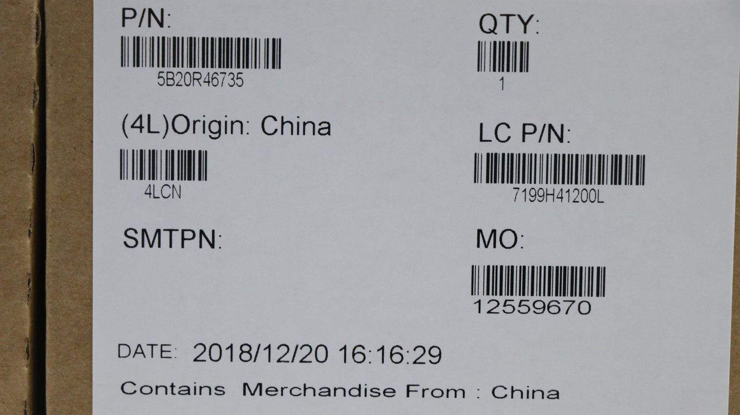Lenovo System Board Planar Motherboar - 5B20R46735