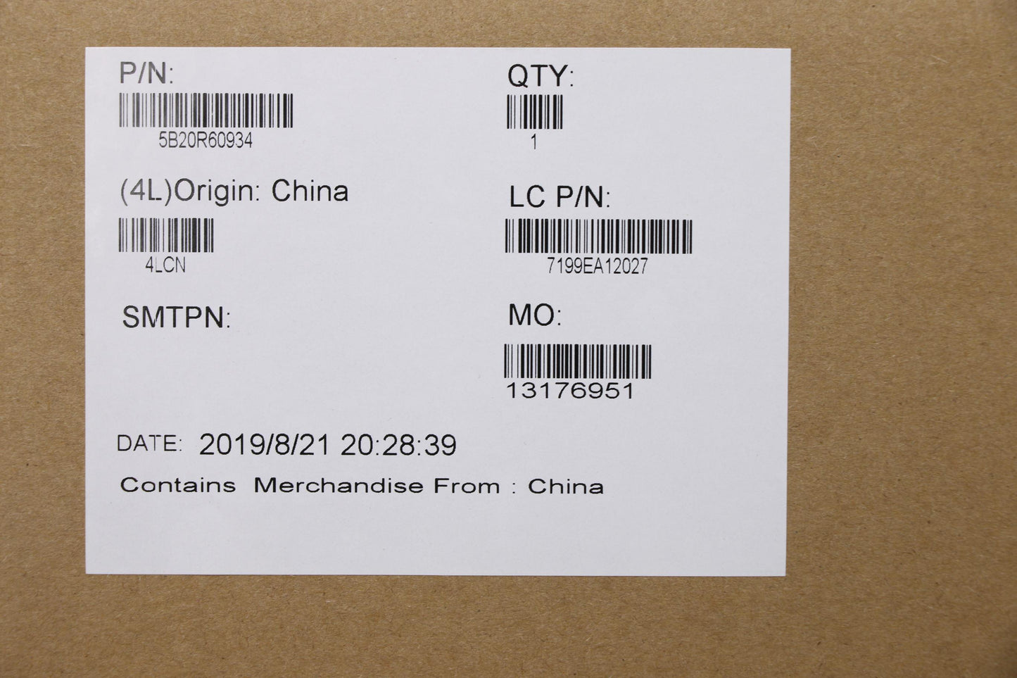 Lenovo Mb I3-7020Ux150 V2Gd4G Op-Win - 5B20R60934