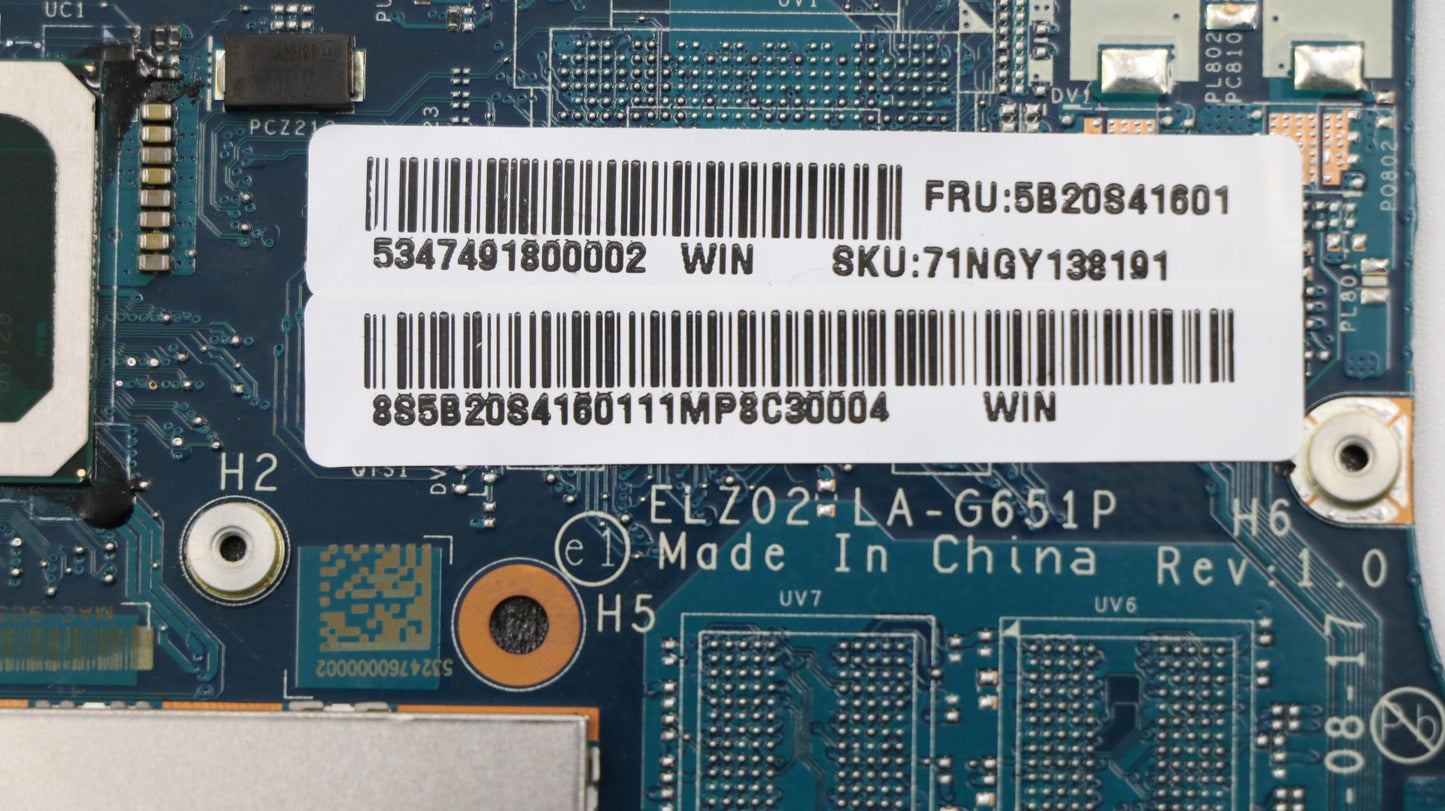 Lenovo Mb I38145U Uma 4G Fp Bl Win - 5B20S41601
