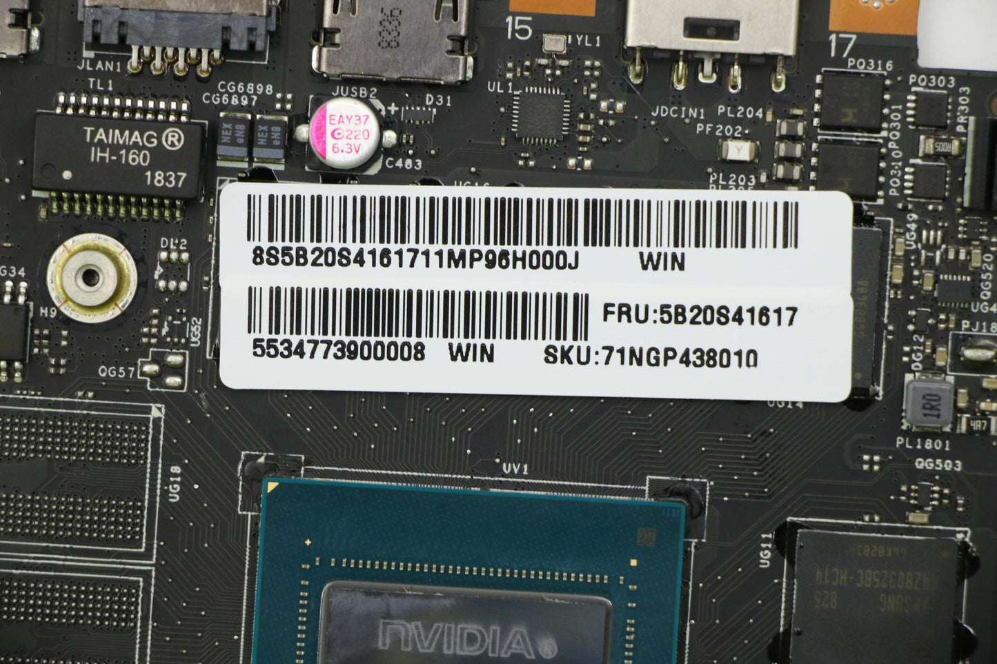 Lenovo Mb Dis 6G I5-8300H 1160 G S Wi - 5B20S41617