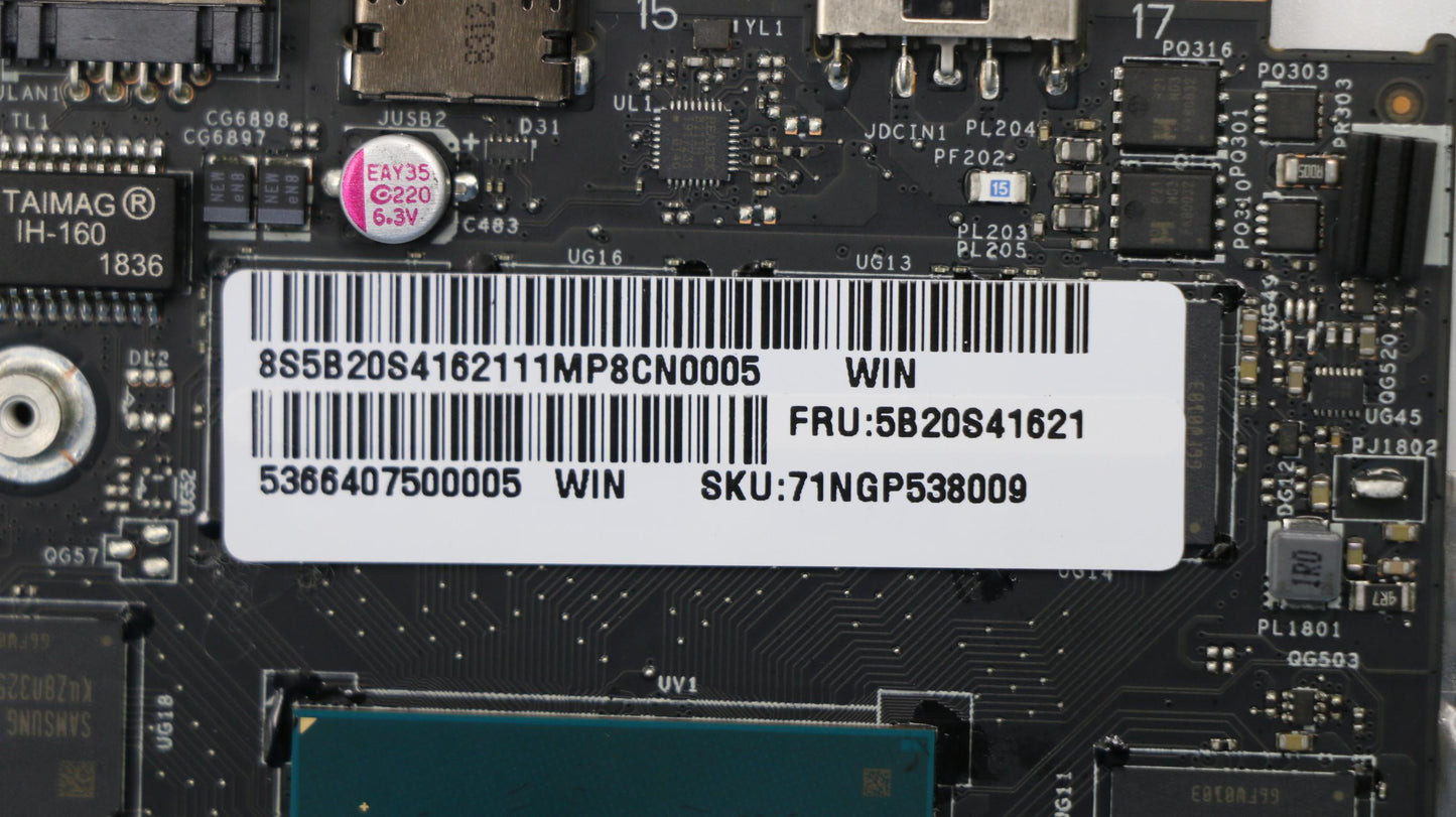 Lenovo Mb Dis 8G I7-8750H 1170 G S Wi - 5B20S41621