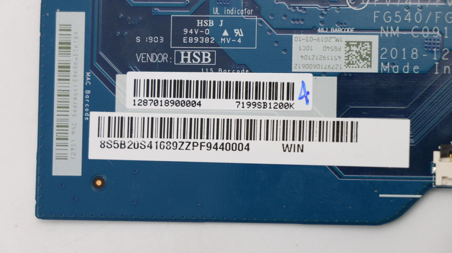 Lenovo Fg540 Mb I78565U Uma-Win - 5B20S41689
