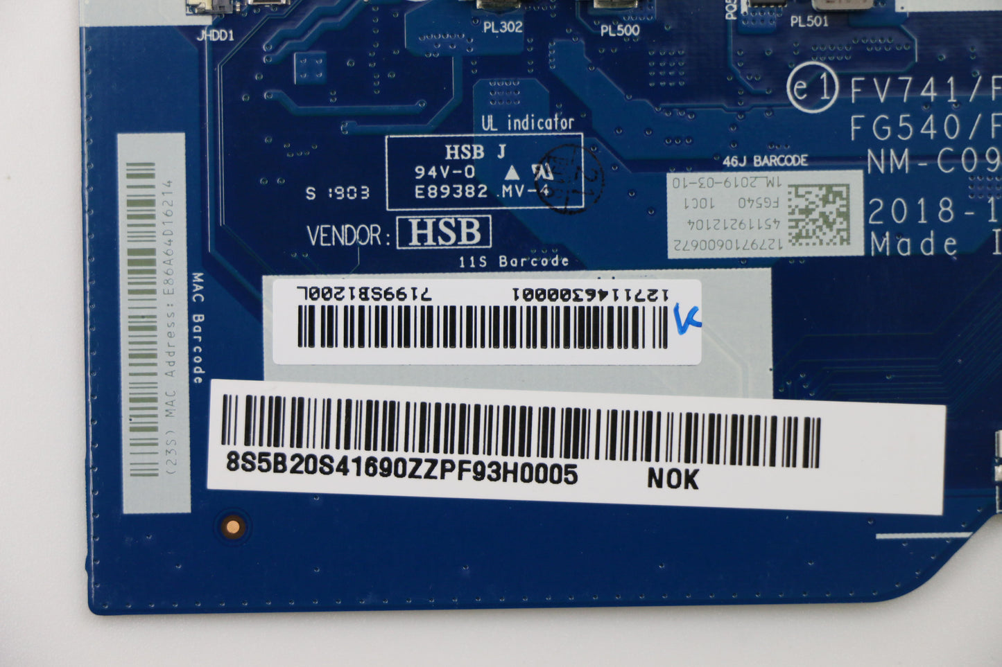 Lenovo Fg540 Mb I78565U Uma-Blk - 5B20S41690